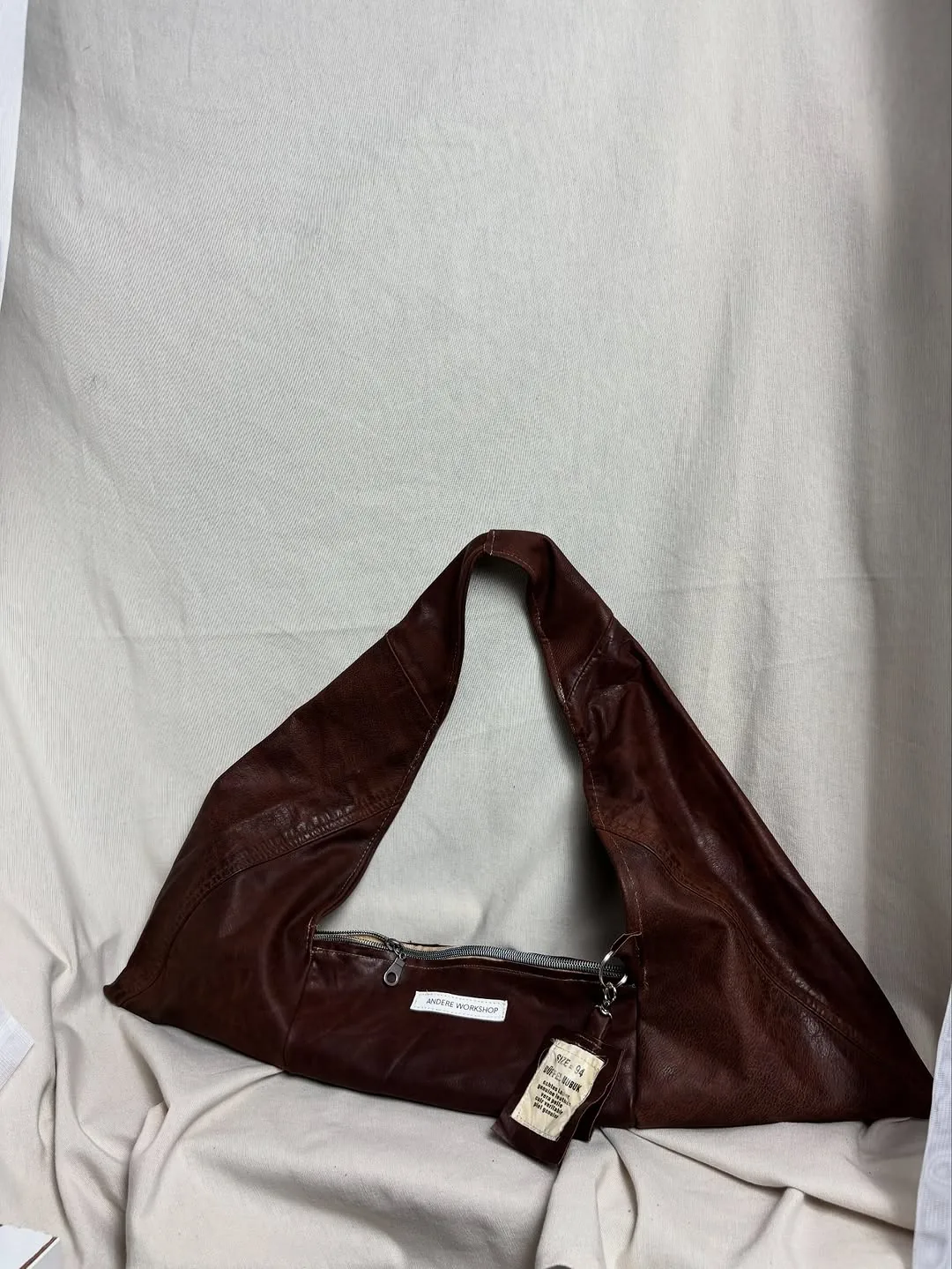 Ordinary brown, brown leather bag