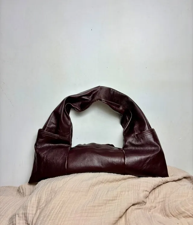 Dark burgundy Ordinary bag