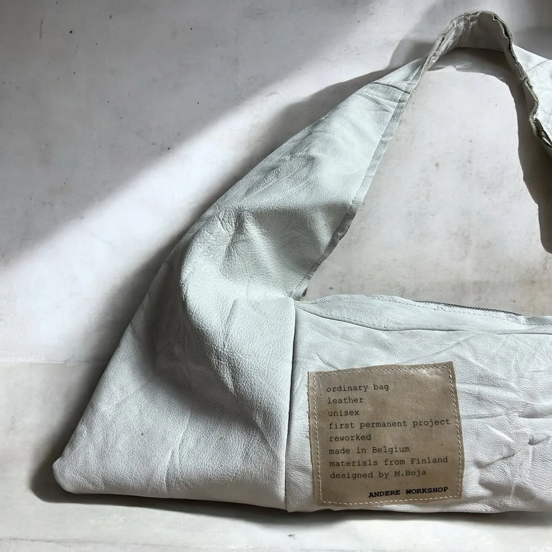 White Ordinary bag with its paper label